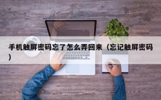 手机触屏密码忘了怎么弄回来（忘记触屏密码）