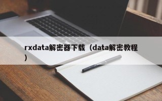 rxdata解密器下载（data解密教程）