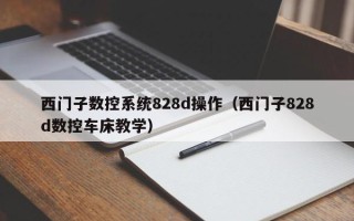 西门子数控系统828d操作（西门子828d数控车床教学）