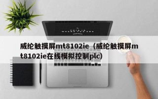威纶触摸屏mt8102ie（威纶触摸屏mt8102ie在线模拟控制plc）