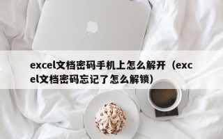 excel文档密码手机上怎么解开（excel文档密码忘记了怎么解锁）