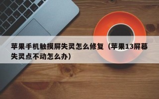 苹果手机触摸屏失灵怎么修复（苹果13屏幕失灵点不动怎么办）