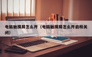 电脑触摸屏怎么开（电脑触摸屏怎么开启和关闭）