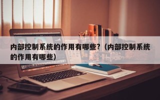 内部控制系统的作用有哪些?（内部控制系统的作用有哪些）