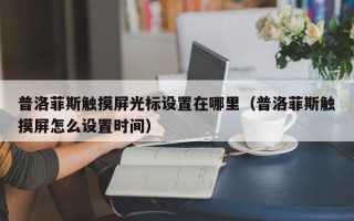 普洛菲斯触摸屏光标设置在哪里（普洛菲斯触摸屏怎么设置时间）