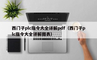 西门子plc指令大全详解pdf（西门子plc指令大全详解图表）