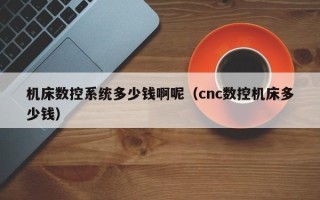 机床数控系统多少钱啊呢（cnc数控机床多少钱）