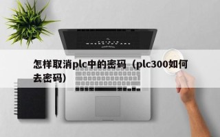 怎样取消plc中的密码（plc300如何去密码）