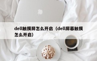 dell触摸屏怎么开启（dell屏幕触摸怎么开启）