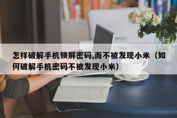 怎样破解手机锁屏密码,而不被发现小米（如何破解手机密码不被发现小米）-第1张图片-晋江速捷自动化科技有限公司