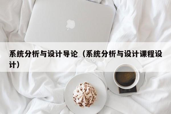 系统分析与设计导论（系统分析与设计课程设计）-第1张图片-晋江速捷自动化科技有限公司