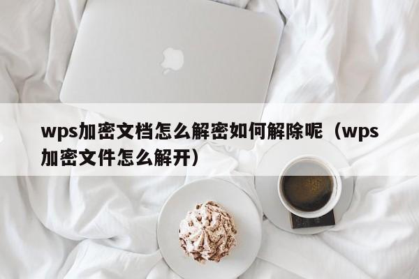 wps加密文档怎么解密如何解除呢（wps加密文件怎么解开）-第1张图片-晋江速捷自动化科技有限公司