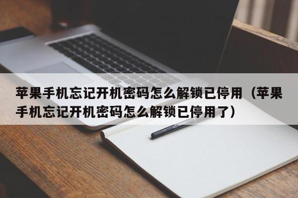 苹果手机忘记开机密码怎么解锁已停用（苹果手机忘记开机密码怎么解锁已停用了）-第1张图片-晋江速捷自动化科技有限公司