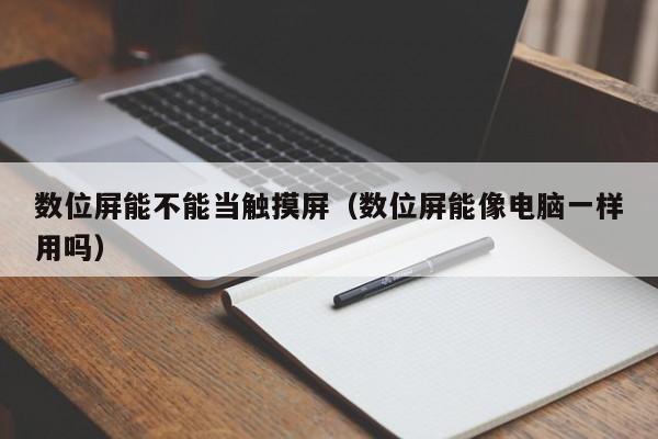 数位屏能不能当触摸屏（数位屏能像电脑一样用吗）-第1张图片-晋江速捷自动化科技有限公司